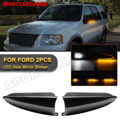 For 03-06 Ford Expedition Lincoln Navigator Side View Mirror Turn Signal Lights - Image 1 of 4