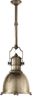 (Sin sombra) Colgante Visual Comfort CHC5133AN antiguo níquel 1 luz 14" Foto 1 de 4