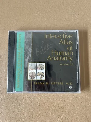 Interactive Atlas of Human Anatomy 2.0 NEW CD-ROM Nervous System Frank H Netter  - Image 1 of 4