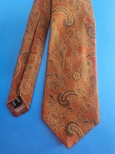 Robert Talbott Best of Class Rodes Herren Krawatte GOLD Paisley Grün Allover - Bild 1 von 4