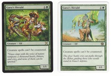 MTG Magic The Gathering Eighth Tenth Edition Core Gaea's Herald X 2 Rare Elf