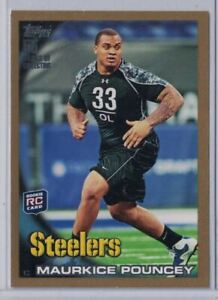 2010 Topps Gold Maurkice Pouncey RC #955/2010 Pittsburgh Steelers #127