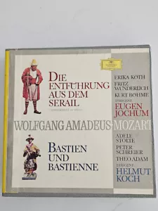 Mozart Abduction from the Seraglio & Bastien et Bastienne Ampex Two 7 1/2" Reels - Imagen 1 de 7