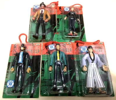 Juego completo de 5 figuras Lupin the Third Fujiko Jigen Goemon Inspect Zenigata ルパン三世 Foto 1 de 4