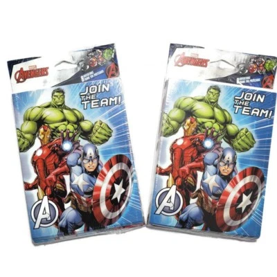 Marvel Avengers Birthday Party Invitations & Thank You Postcards Kids - LOT OF 2 - Image 1 of 4
