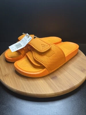 Sandalias Adidas Human Race Orange Chancletas HU Slide para hombre 7 🍊 nuevas con etiquetas Foto 1 de 4
