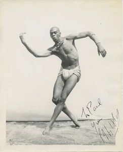 Holder, Geoffrey. [Lindquist, John.]: Signed Photograph Jacob's Pillow DANCE - Picture 1 of 2