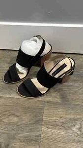 Steven by steve madden black strappy heels size 8 - Picture 1 of 7