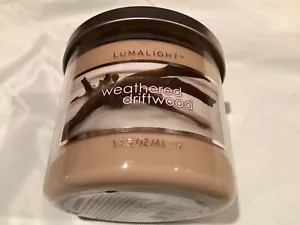 Lumalight Candle Weathered Driftwood 14.5 Oz Made in USA - Picture 1 of 3