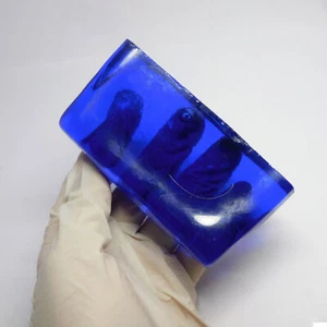 Sapphire Blue Rough 1749.85 Ct Uncut CERTIFIED Loose Gemstone Huge Size - Picture 1 of 15