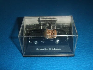 Mercedes Benz W 198 - 300 SL Roadster Negro 1:72 Metal Exposición - Imagen 1 de 1
