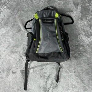 Eddie Bauer Gray Black Hiking Backpack Travel Daypack Outdoor Gear Organizer - Picture 1 of 12