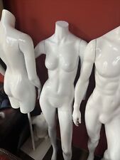 Full Body Mannequin Female Male Child Shop Window Display high quality white