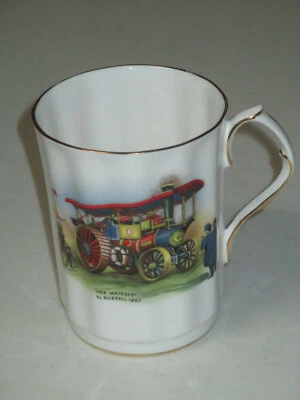 Her Majesty Burrell 1897 Royal Windsor Fine Bone China England Gold Coffee Cup - Image 1 of 4