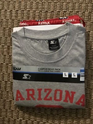 NUEVO EN PAQUETE ARIZONA WILDCATS STARTER CAMPUS EQUIPO PACK CAMISETA Y PANTALÓN SALÓN COMBO TALLA L Foto 1 de 2