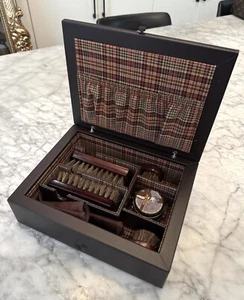 NIB WM Brown Project X WOLF Negroni Tweed Shoe Shine Case Kit - Picture 1 of 9