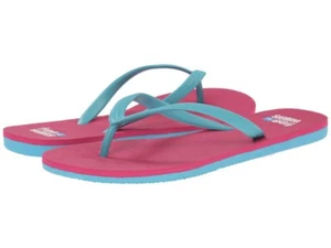 Free Waters Womens Flip Flop Sandals Size 9 Blue/Pink - Picture 1 of 5