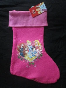 Weihnachten Disney Prinzessinnen Rosa Filzstrumpf - Bild 1 von 6