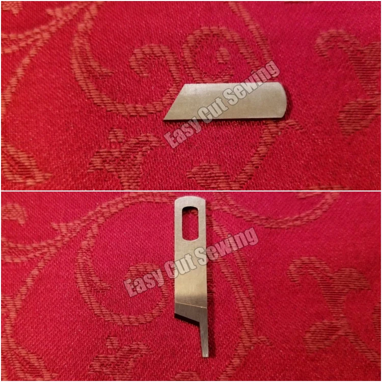 Genuine OEM Singer 14U Upper & Lower Knife Set  Serger Overlock # 412585 , 60544 - Image 1 of 1