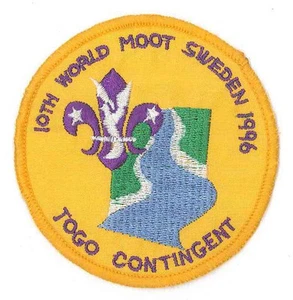 Parche contingente World Scout Moot 1996 (World Rover Scout Jamboree) África Togo - Imagen 1 de 1