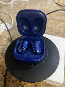 AUTHENTIQUE écouteurs sans fil Samsung Galaxy Buds Live - BLEU - Photo 1 sur 9