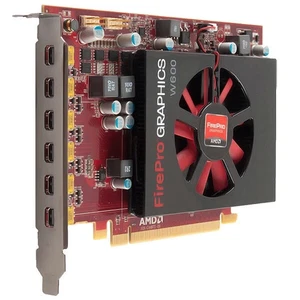 ATI AMD FirePro W600 2GB PCIe Multi-Monitor Video Card 100-505746 GPU - Picture 1 of 6