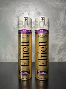 2 x 75ml Loreal Elnett Hairspray Damaged Hair Strong Hold Travel Size - Picture 1 of 3