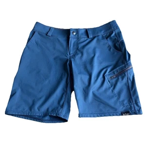 NRS Women's Size 6 Guide Born On the River Shorts Teal Blue Stretch Zip Cargo - Picture 1 of 8