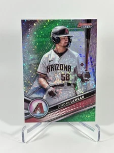 2022 Bowman's Best Jordan Lawlar #TP-4 Green Mini-Diamond Refractor Rookie /99 - Picture 1 of 2