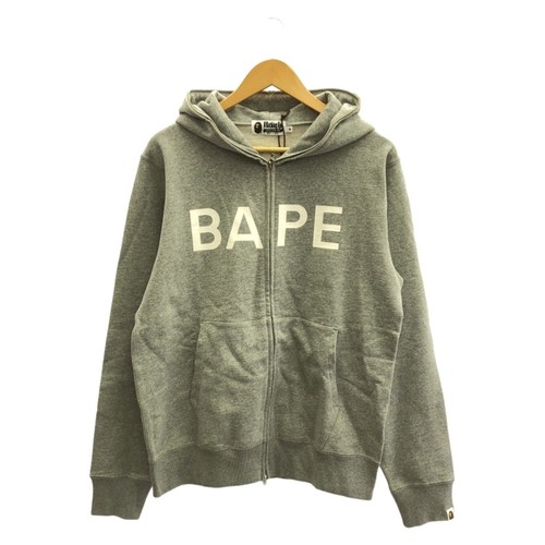 A BATHING APE (BAPE) Felpa con cappuccio e zip intera usata A Bathing Ape Bape M 1J25 115 001 grigio abasing 10