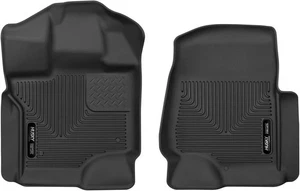 Husky Front Row Floor Mats for 2015-2024 Ford F150 SuperCrew Front 2pcs - Picture 1 of 8