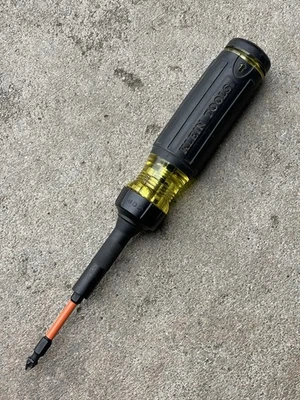 Klein Tools 13-in-1 Ratcheting Impact Rated Screwdriver w/ Bits Model #32313HD - Image 1 of 4