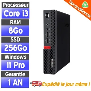 ☑️⭐☑️Lenovo ThinkCentre M710Q Tiny - Intel Core i3 - SSD 256Go - Ram 8Go☑️⭐☑️ - Photo 1/6