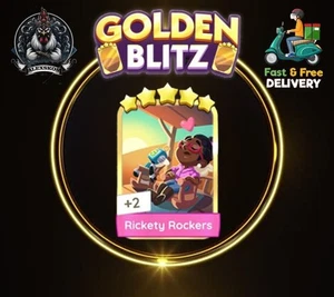 ⚡️ Golden Blitz ⚡️ RICKETY ROCKERS ⭐️ 5 MONO_POLY_MO_-GO 5 STARS - Picture 1 of 1