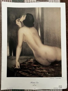 "Modern Eve" von Louis Icart ~ 1990 Druck der Originalkunst ~ Akt ~ 26 x 19,5 - Bild 1 von 5