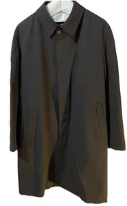 Sanyo Herren Mantel anthrazit schwarz mit Innenfutter & Gürtel Größe 44 R - Bild 1 von 20