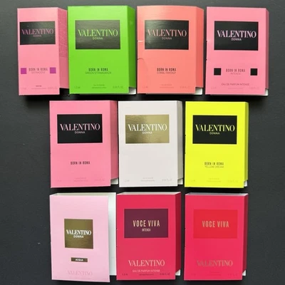 Juego de 10 frascos en spray de muestra de colección de perfumes Valentino Foto 1 de 2