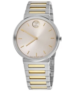 Nuevo reloj para hombre Movado Bold Horizon esfera blanca acero 3601075 - Imagen 1 de 4