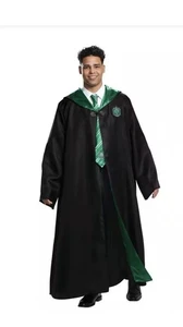 Disguise Harry Potter Slytherin Robe Adult Deluxe Costume Medium M 40-42 #165 - Picture 1 of 1
