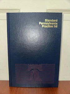 Standard Pennsylvania Practice 2d Volume 29 - Sections 138:1 - 139:222 -2018 Ed. - Bild 1 von 6