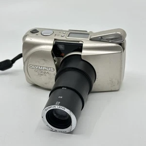 Olympus Stylus Epic Zoom 115 Deluxe 35mm Point Shoot Camera For Parts Or Repair - Picture 1 of 6