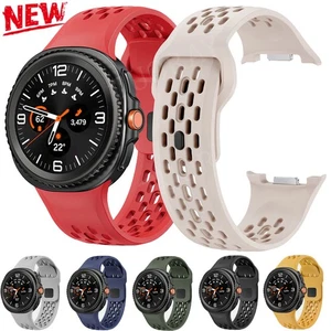 Silikon Armband Ersatz Für Samsung Galaxy Watch 8 40mm/44mm/8 Classic 46mm 2025 - Picture 1 of 56