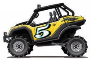 MAISTO,Yellow and black quad bike - MT950 ROHV , 1/32, MST21087-MT950GE - Picture 1 of 1
