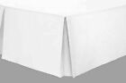 Extra DEEP BASE PLEATED VALANCE SHEETS POLY COTTON SINGLE DOUBLE KING S/king