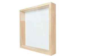 'Demiriola' 3D Bilderrahmen tief | Holz Buche Akryl-Glas, 27x27x4,6cm - Bild 1 von 6