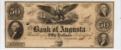 Georgia - Bank of Augusta - $50 - Image 1 of 2