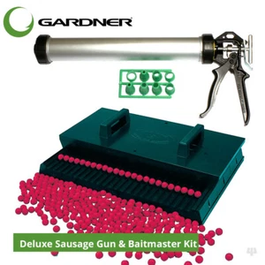 Gardner Tackle Deluxe Sausage Gun & Baitmaster Boilie Making Kits - Carp Fishing - Picture 1 of 8