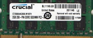 NEW 2GB HP Compaq Mini 110/110C/210/700/CQ10 Netbook/Notebook DDR2 RAM Memory - Picture 1 of 1