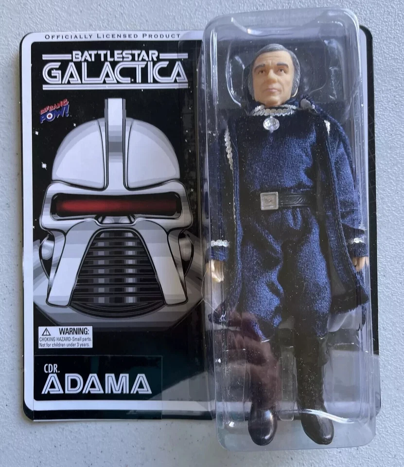 CDR Adama Battlestar Galactica Series 1 Action Figure MOC Bif Bang POW 2012