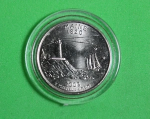 2003 - P Mint - Maine State Quarter P00373 - Picture 1 of 2